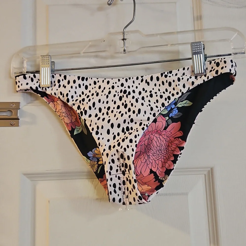 O'Neill Women's Drea Animal Rockley Reversible Bikini Bottom:NEW WITH TAGS: SZ S_5